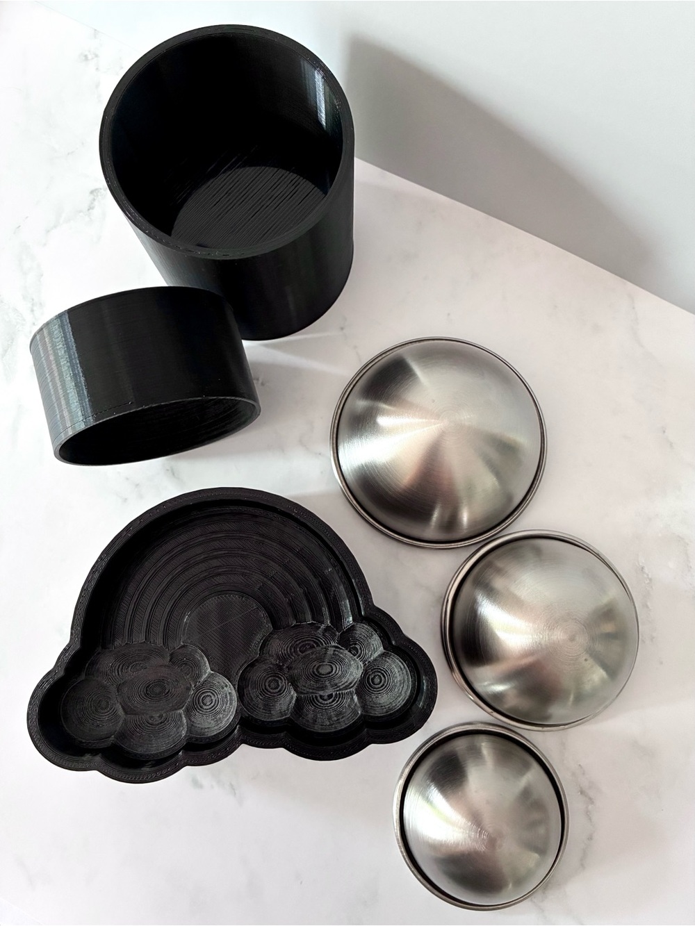Sphere, 3D Rainbow and Stainless Steel Bath Bomb Molds